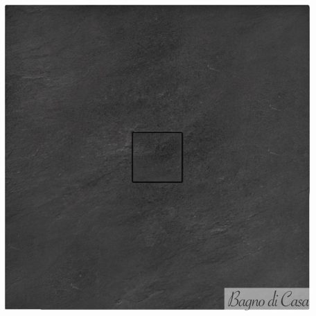 Black stone 90x90 zuhanytálca