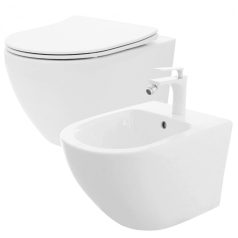 WC Carlo Mini Rimless DUROPLAST/FLAT/ZM és Carlo Mini bidé